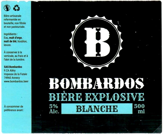 Etiquette BRASSERIE BOMBARDOS 05