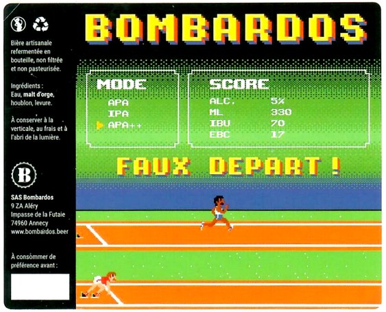 Etiquette BRASSERIE BOMBARDOS 07