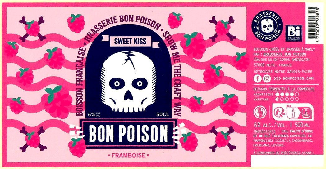 Etiquette BRASSERIE BON POISON 103