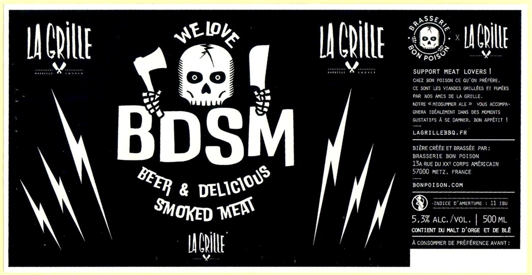 Etiquette BRASSERIE BON POISON 105