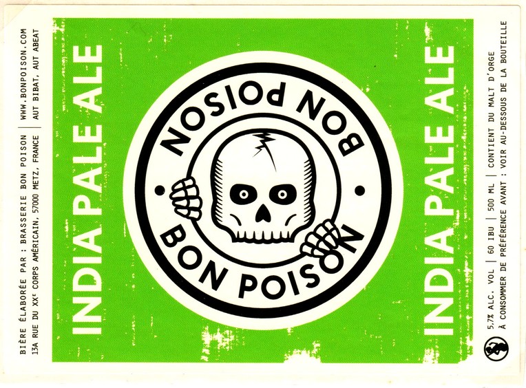 etiquette BRASSERIE BON POISON 11