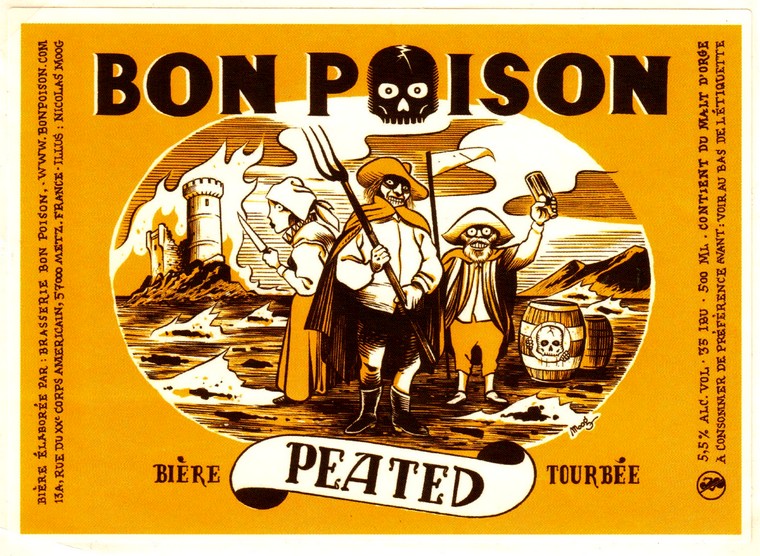 etiquette BRASSERIE BON POISON 12