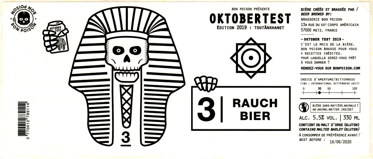 etiquette BRASSERIE BON POISON 16