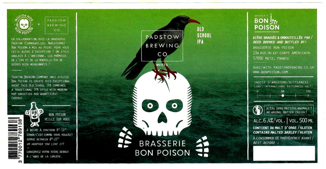 etiquette BRASSERIE BON POISON 20