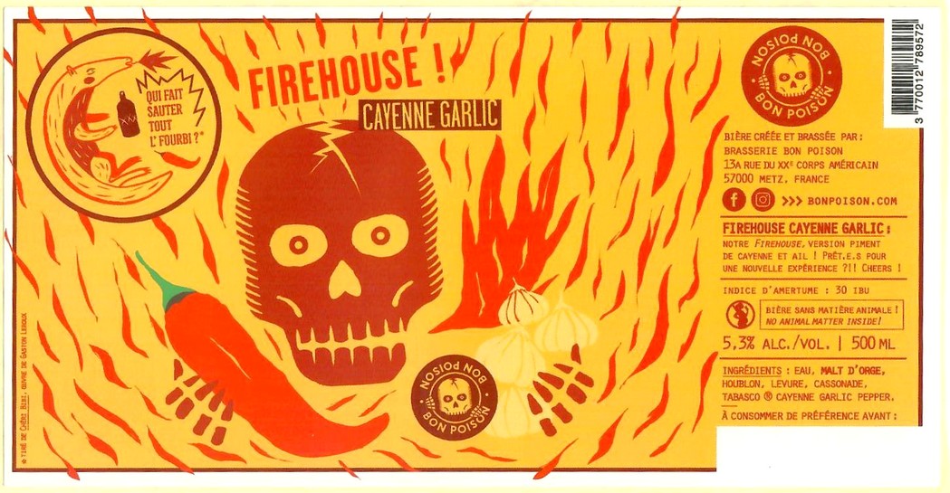 Etiquette BRASSERIE BON POISON 44