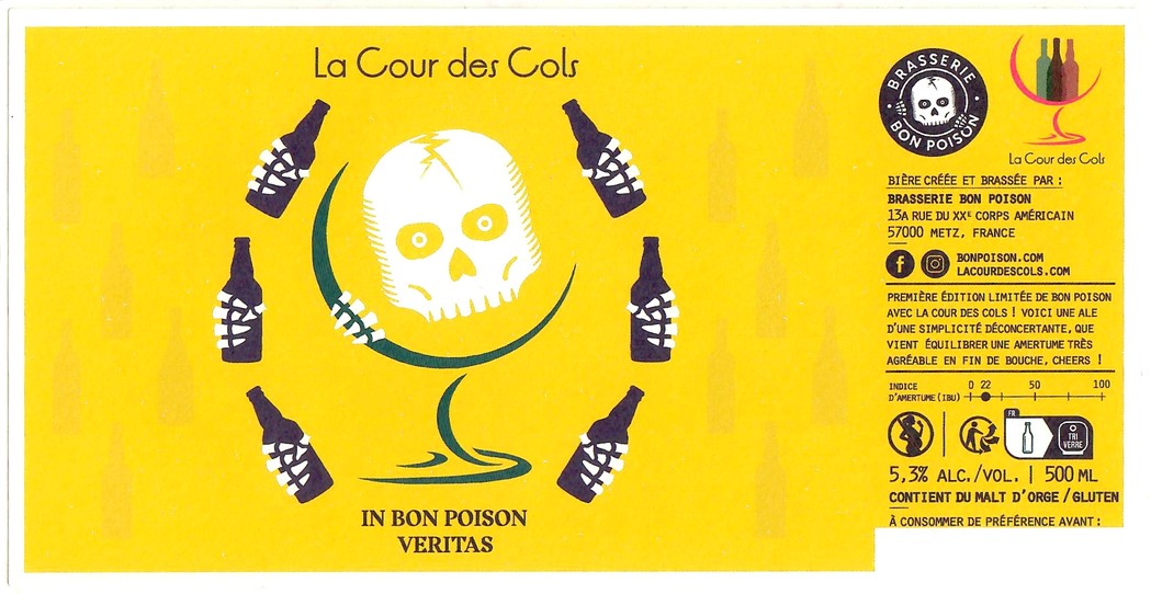 Etiquette BRASSERIE BON POISON 49
