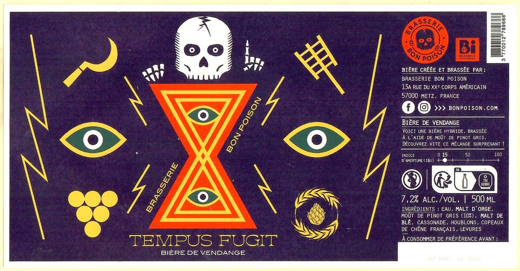 Etiquette BRASSERIE BON POISON 50