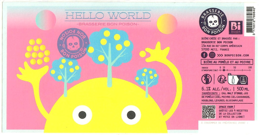 Etiquette BRASSERIE BON POISON 52