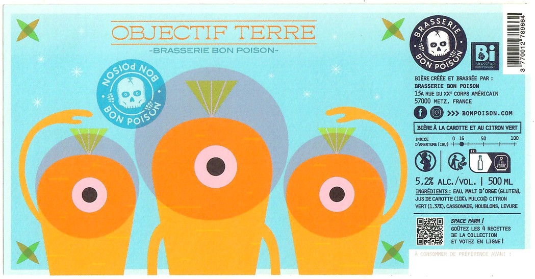 Etiquette BRASSERIE BON POISON 62