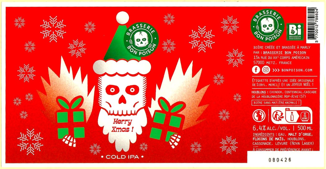 Etiquette BRASSERIE BON POISON 68