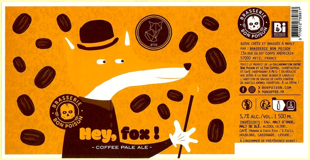 Etiquette BRASSERIE BON POISON 86