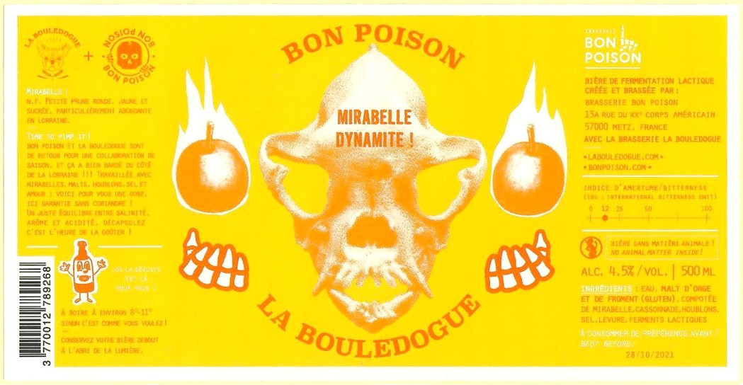 Etiquette BRASSERIE BON POISON 90