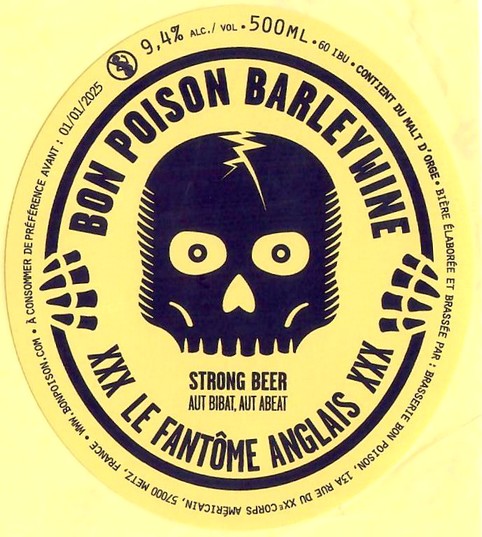 Etiquette BRASSERIE BON POISON 94