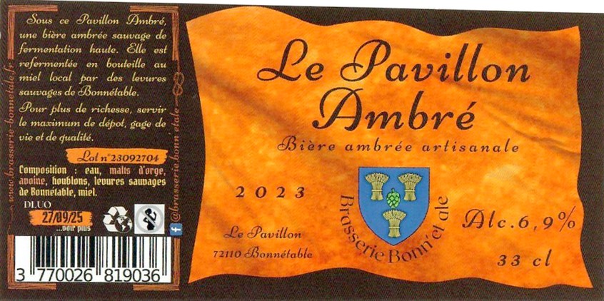 Etiquette BRASSERIE BONN'ET ALE 06