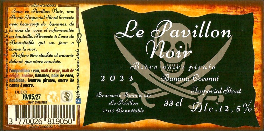 Etiquette BRASSERIE BONN'ET ALE 10