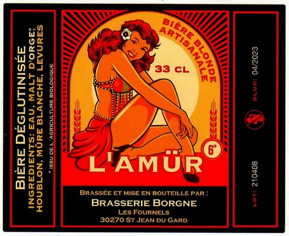 Etiquette BRASSERIE BORGNE 05