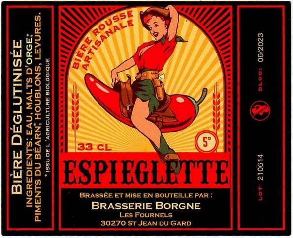 Etiquette BRASSERIE BORGNE 07