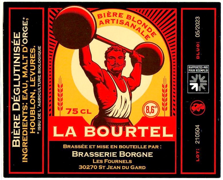 Etiquette BRASSERIE BORGNE 12