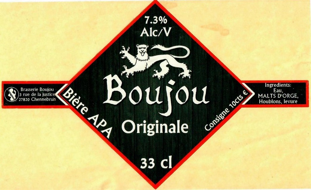 etiquette BRASSERIE BOUJOU 05