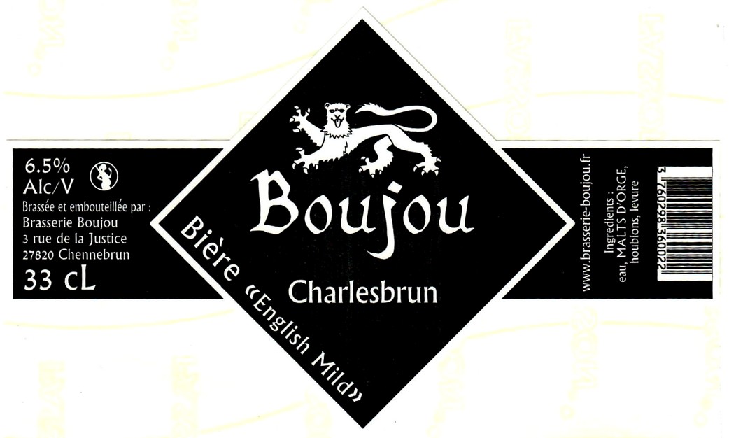 etiquette BRASSERIE BOUJOU 06