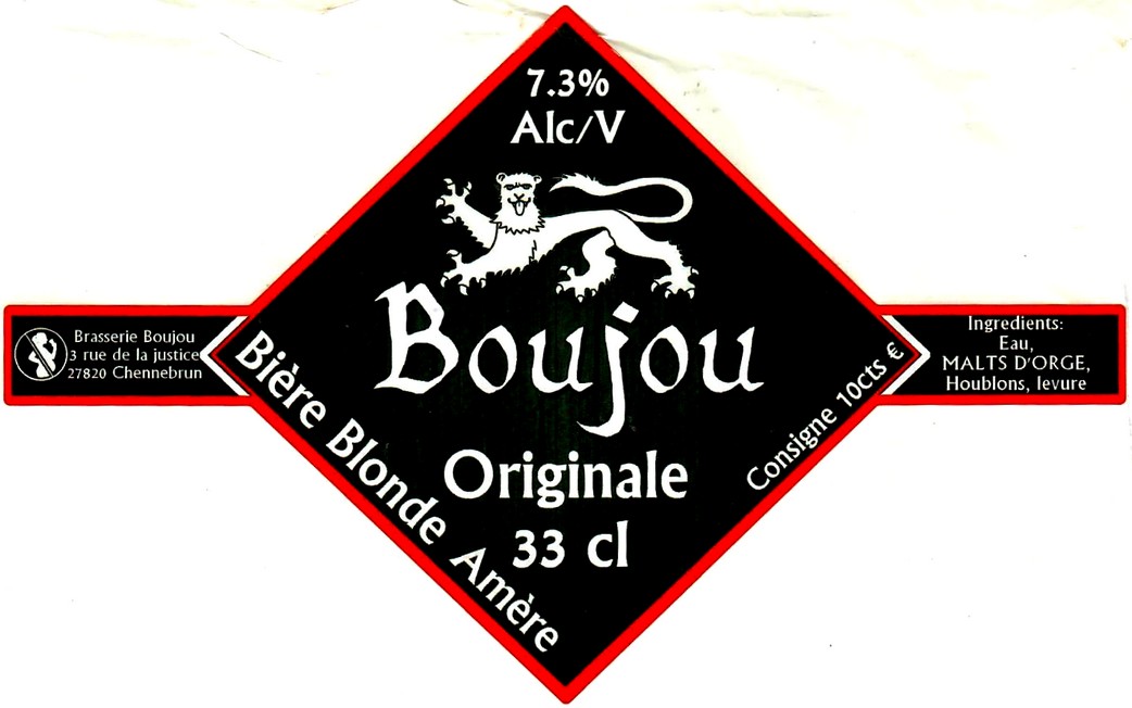 etiquette BRASSERIE BOUJOU 09