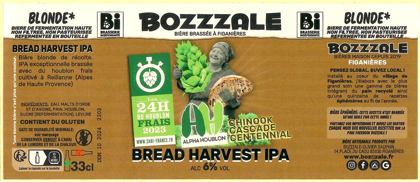 Etiquette BRASSERIE BOZZZALE 01