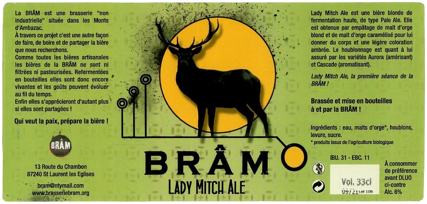 Etiquette BRASSERIE BRAM 06