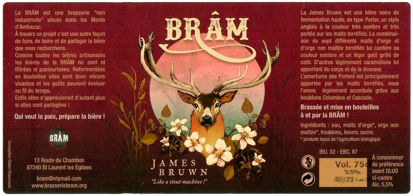 Etiquette BRASSERIE BRAM 11