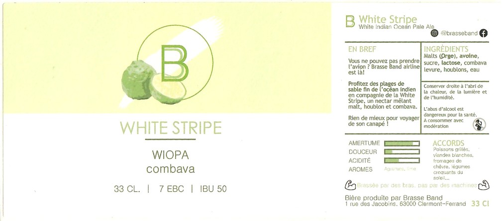 Etiquette BRASSERIE BRASSE BAND 04