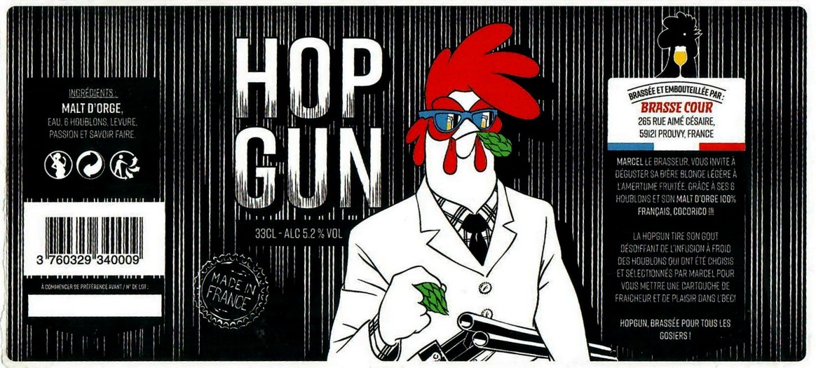 etiquette BRASSERIE BRASSE COUR 01