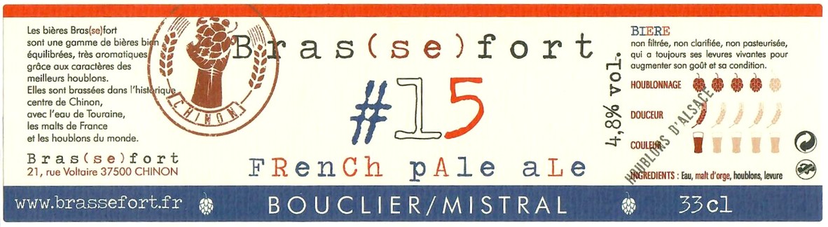 Etiquette BRASSERIE BRASSE FORT 05
