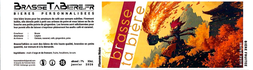 Etiquette BRASSERIE BRASSE TA BIERE 05