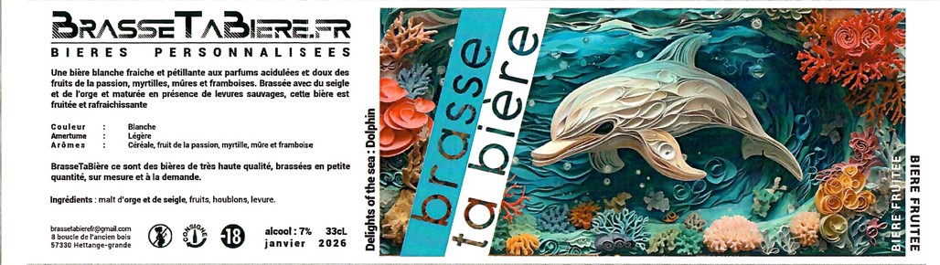 Etiquette BRASSERIE BRASSE TA BIERE 07