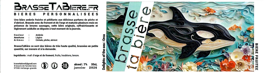 Etiquette BRASSERIE BRASSE TA BIERE 24
