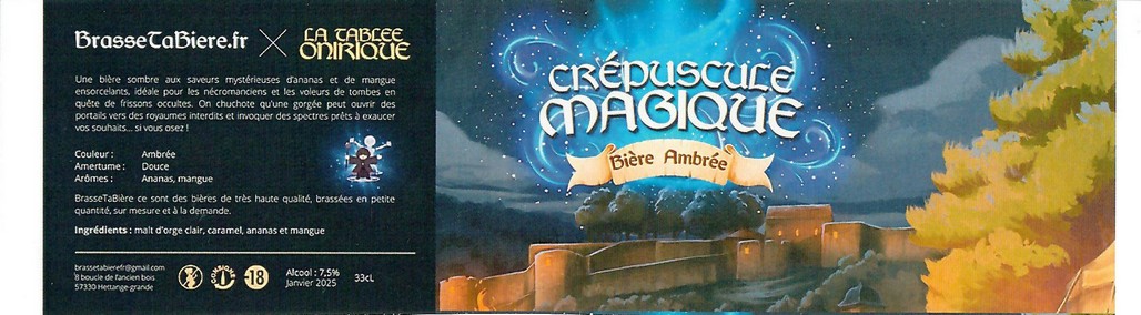Etiquette BRASSERIE BRASSE TA BIERE 29