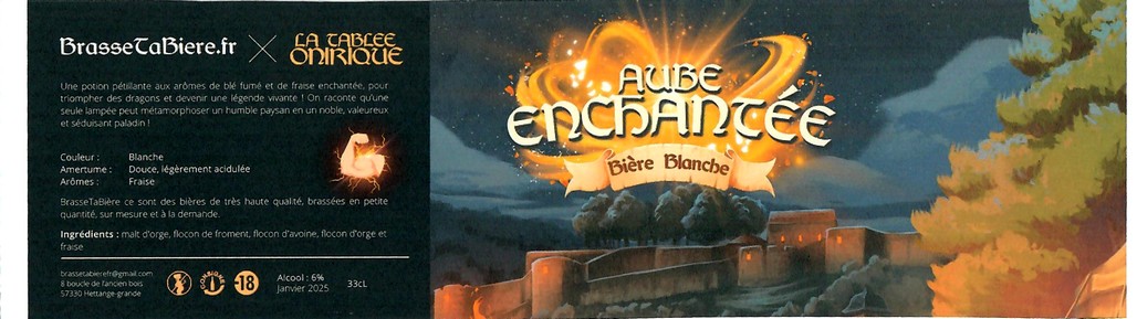 Etiquette BRASSERIE BRASSE TA BIERE 30