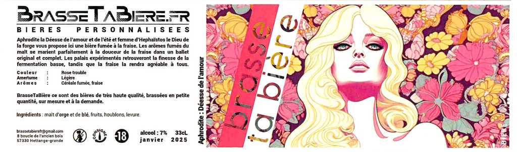 Etiquette BRASSERIE BRASSE TA BIERE 37