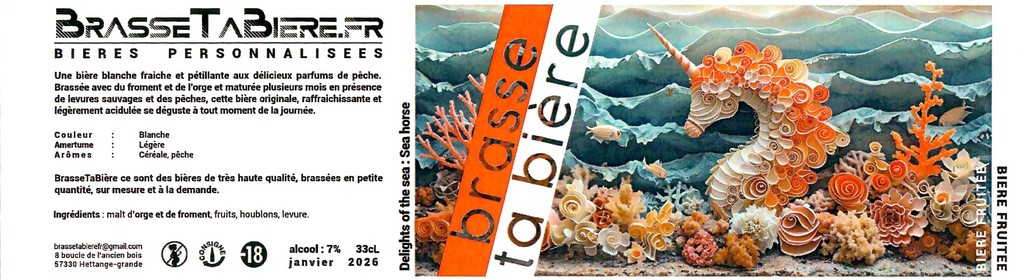 Etiquette BRASSERIE BRASSE TA BIERE 42