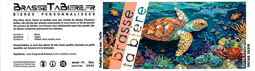 Etiquette BRASSERIE BRASSE TA BIERE 43