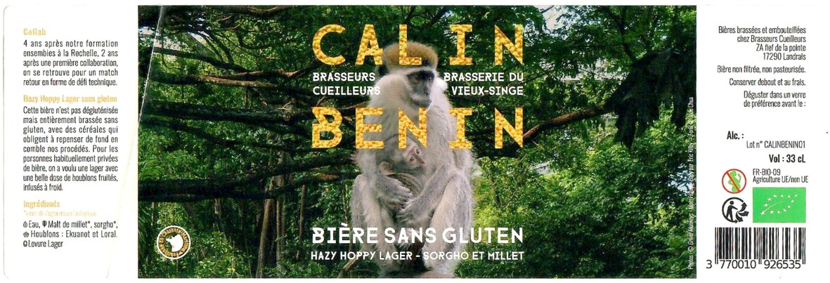 Etiquette BRASSERIE BRASSEURS CUEILLEURS 17 06