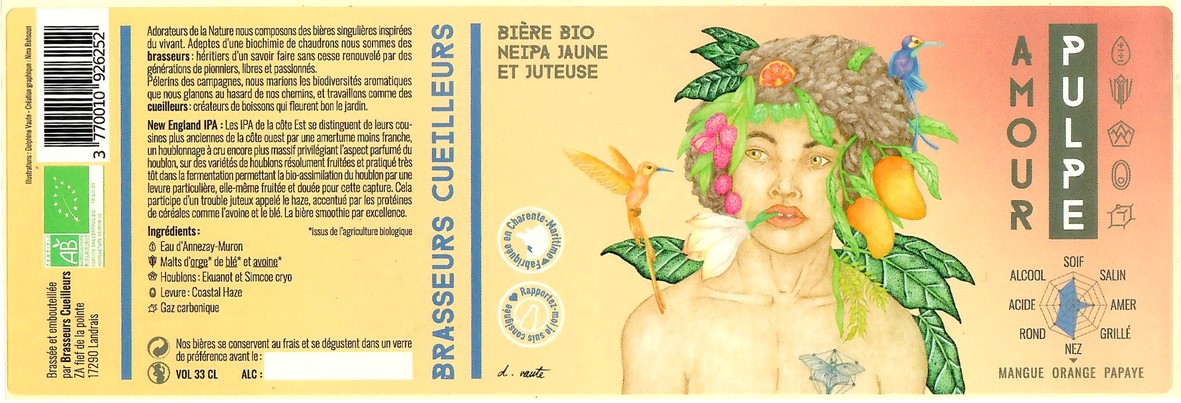 Etiquette BRASSERIE CUEILLEURS 17 07