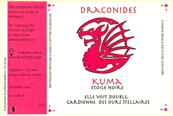 Etiquette BRASSERIE LES BRASSEURS DU DRAGON 02