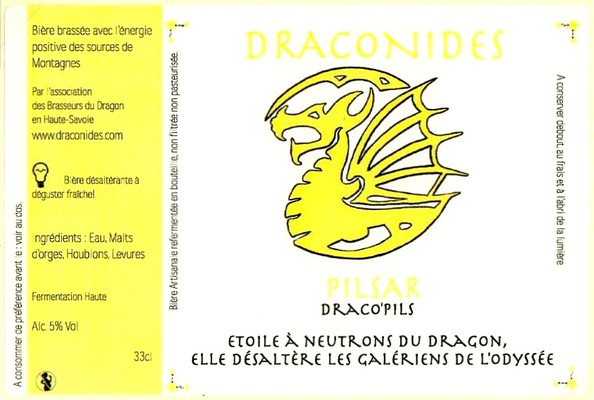 Etiquette BRASSERIE LES BRASSEURS DU DRAGON 04