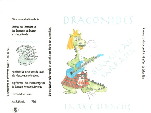 Etiquette BRASSERIE LES BRASSEURS DU DRAGON 16