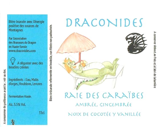 Etiquette BRASSERIE LES BRASSEURS DU DRAGON 19