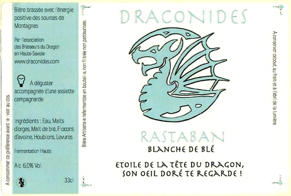 Etiquette BRASSERIE LES BRASSEURS DU DRAGON 21