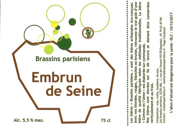 Etiquette BRASSERIE LES BRASSINS PARISIENS 05