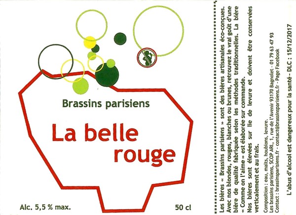 Etiquette BRASSERIE LES BRASSINS PARISIENS 07