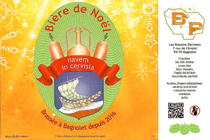 Etiquette BRASSERIE LES BRASSINS PARISIENS 10