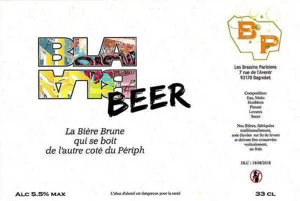 Etiquette BRASSERIE LES BRASSINS PARISIENS 15